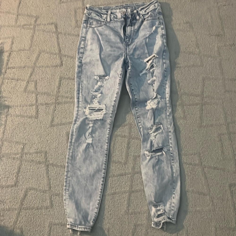 American Eagle skinny curvy super high rise jegging size 6